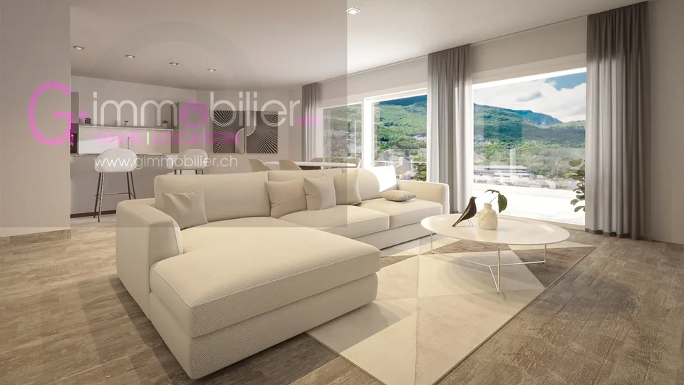 Monthey - nuova costruzione - 4,5 locali di 121m2 al 2° piano