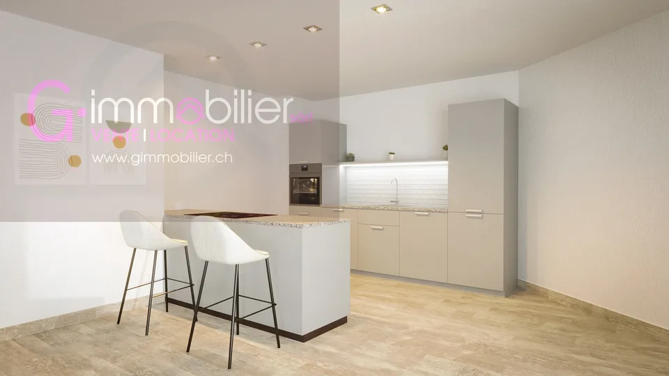 Monthey- nouvelle construction - 4.5 pièces de 121m2 au 2ème étage