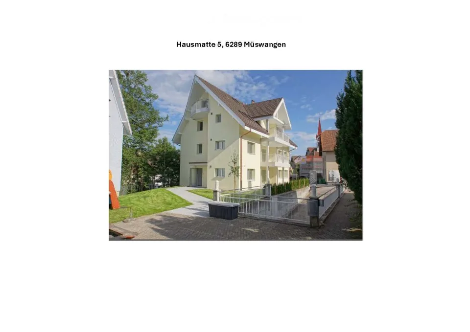 Nie mehr Nebel!      Lichtdurchflutete moderne 4.5-Zimmer-Wohnung  in Müswangen