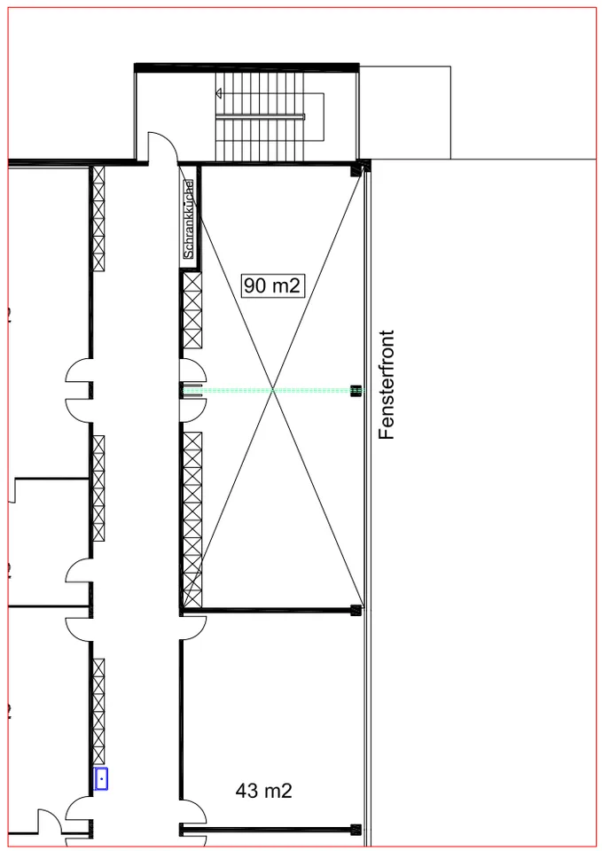 Grosszügige 90m2 Büroräumlichkeit