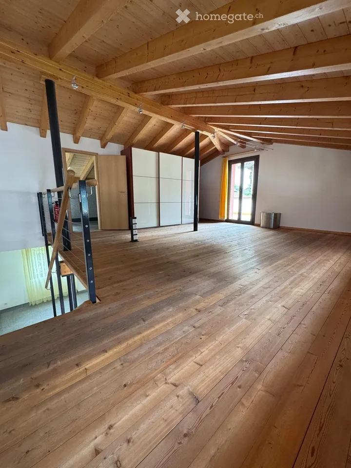 Prächtiges Duplex mit 3.5 Zimmern, Terrasse und großem Garten