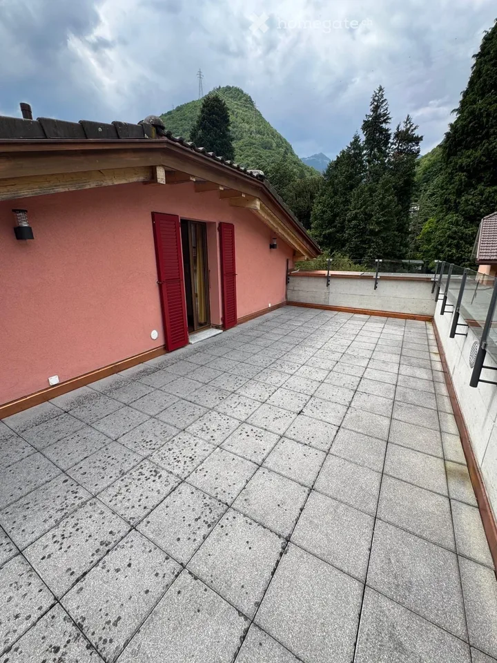 Prächtiges Duplex mit 3.5 Zimmern, Terrasse und großem Garten