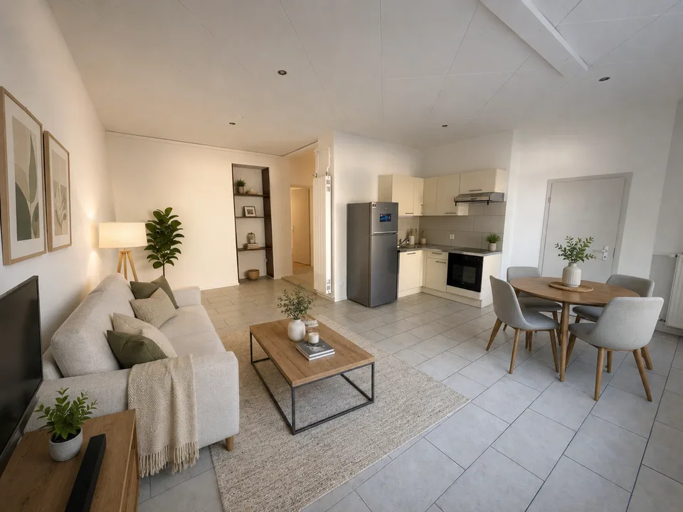 1er loyer offert ! Appartement de 3 pièces situé au rez-de-chaussée
