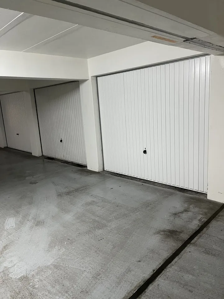 Renovated garage box in collective parking