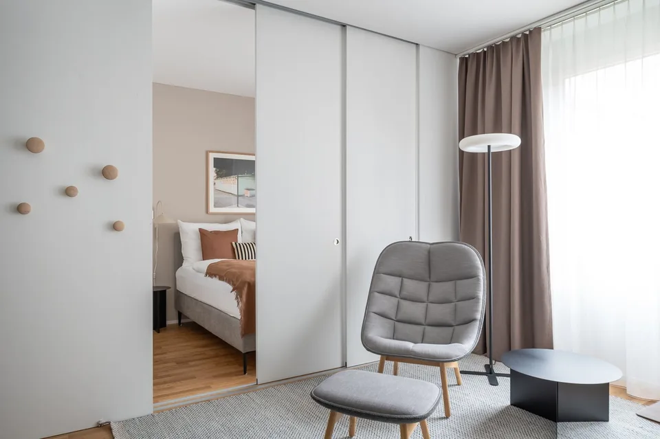 Appartement meublé 2.5 pièces moderne près de la gare principale de Zurich