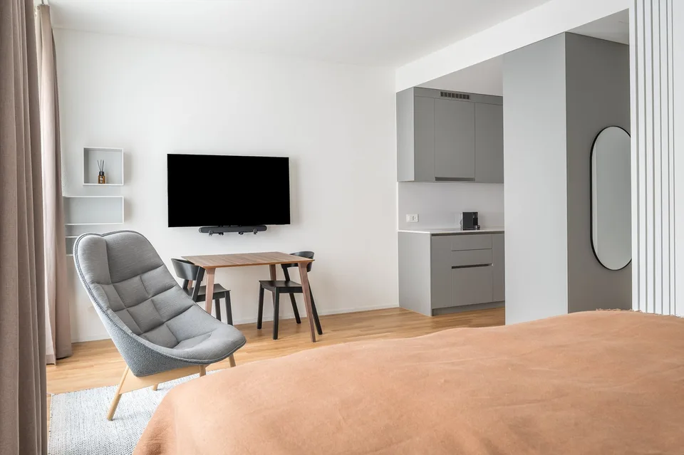 Appartement meublé 2.5 pièces moderne près de la gare principale de Zurich