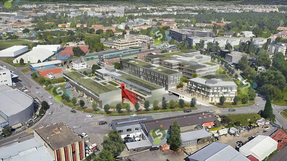 Quarz’up - Bâtiment neuf - Surfaces brutes à Vernier