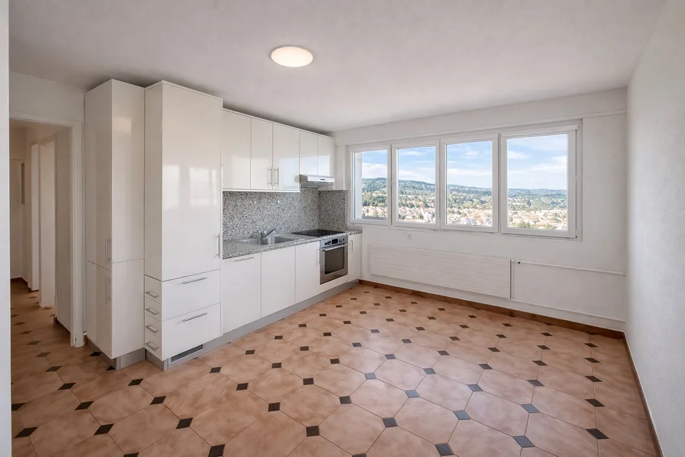 Charmant appartement de 3,5 pièces avec vue panoramique- Premier mois de loyer offert! !