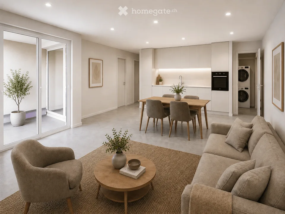 ERSTBEZUG Wohnen im Mitteldorf - Moderne 2.5-Zimmer-Neubauwohnung im Herzen von Villmergen