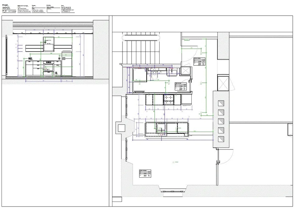 01315 - Appartamento 3 locali - Pl. Hôtel-de-Ville 5 - La Chaux-de-Fonds