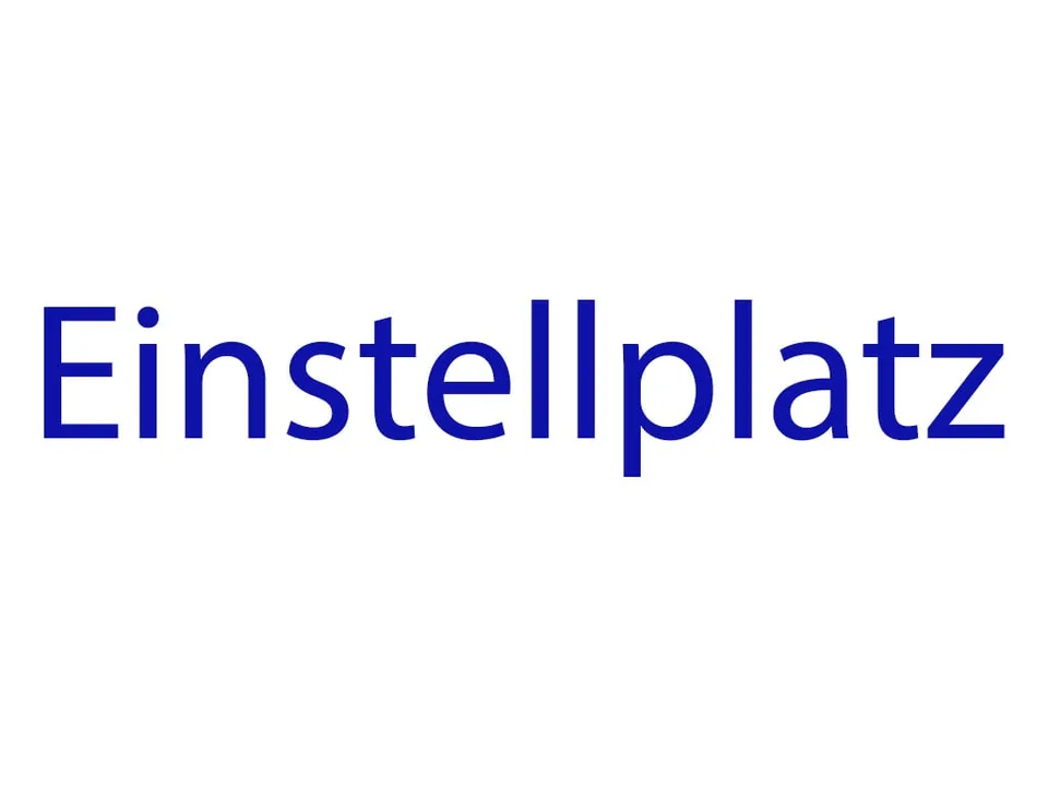 Einstellplatz in Einstellhalle