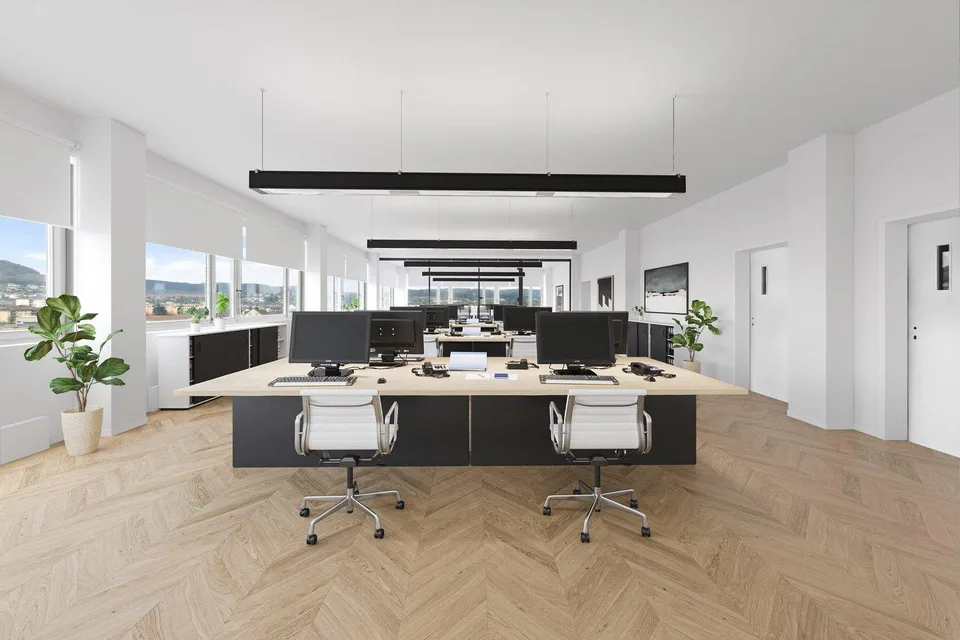 Helle Büroräume 20-494m² mit Aussicht