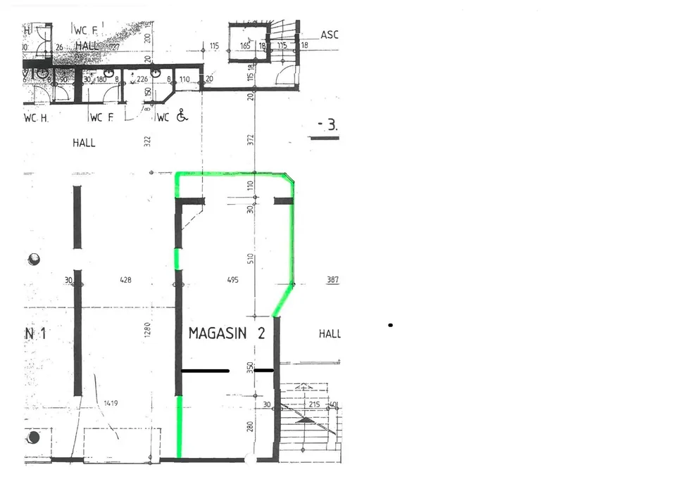 Surface commerciale de 59 m2 au centre de Châtel-St-Denis – Foto 6 von 7
