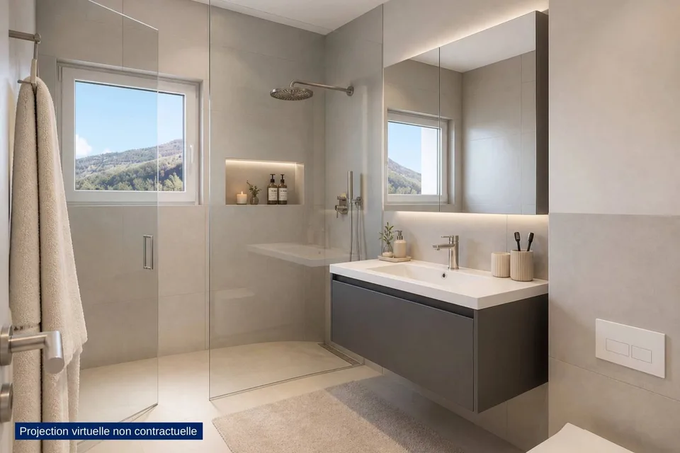 Letztes 3.5-Zimmer-Apartment mit 13 m² Terrasse in einem neuen kleinen Gebäude in Aproz