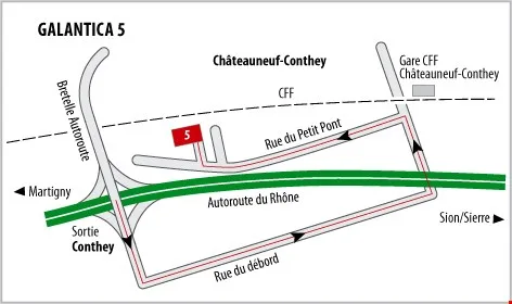 Conthey, places de parc à louer / Parkplätze zu vermieten