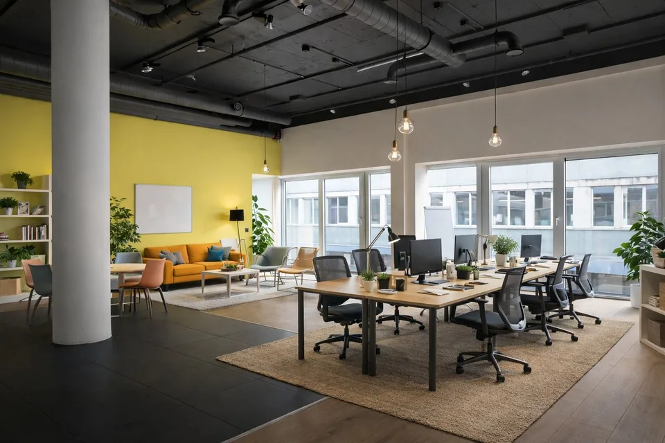 Büro-/Praxisfläche mit raumhohen Fenstern zur Sternengasse und Rolltreppenzugang – Foto 8 von 9