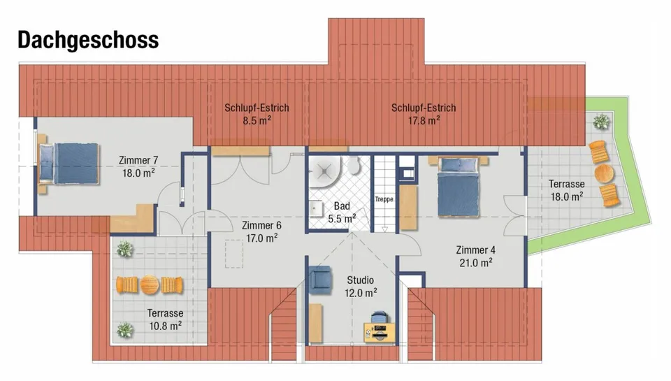 8.5 Zimmer Einfamilienhaus in Rumlikon – foto 16 di 16