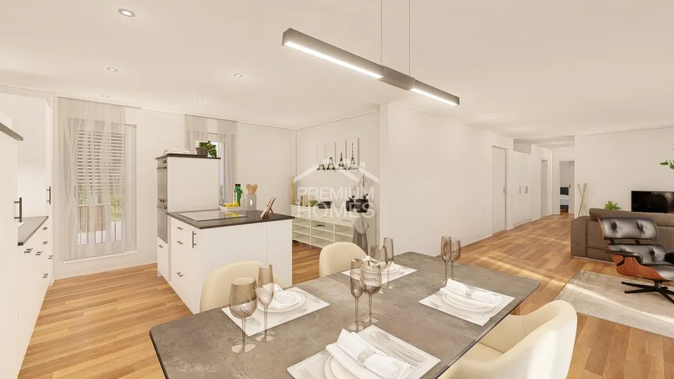 Moderno, centrale, unico - Nuovo edificio con giardino privato