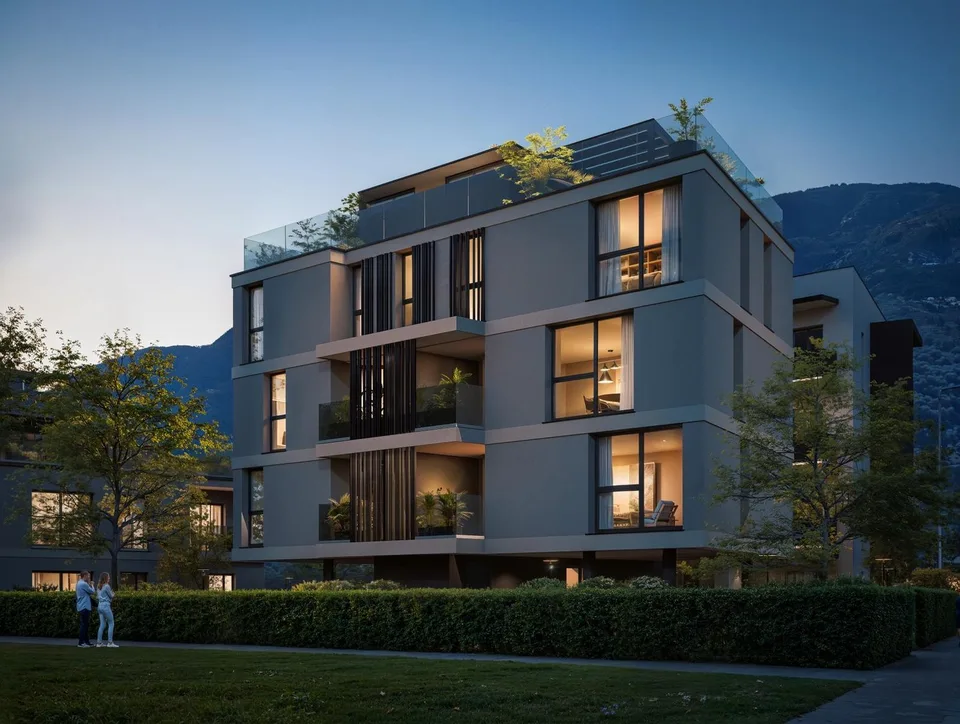 Moderno appartamento di 2.5 locali con balcone
