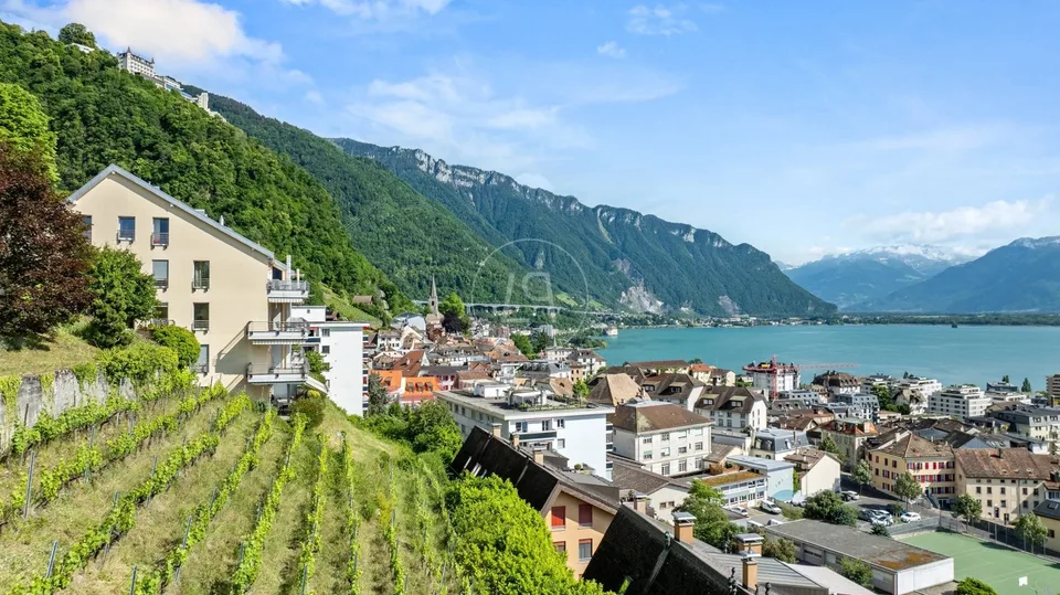 Superbo appartamento con vista panoramica situato a Montreux