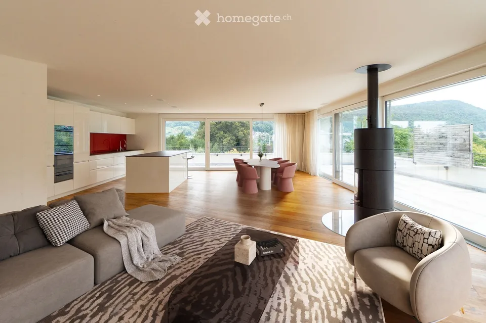 Grosszügige 5.5-Zimmer-Attikawohnung mit 173 m² Terrasse in Liestal