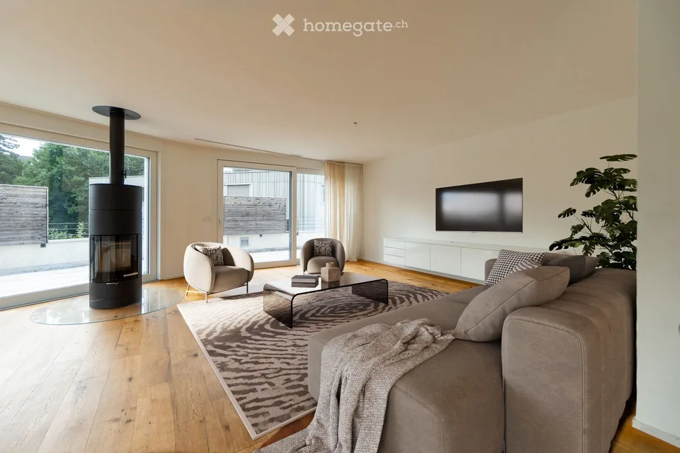 Grosszügige 5.5-Zimmer-Attikawohnung mit 173 m² Terrasse in Liestal