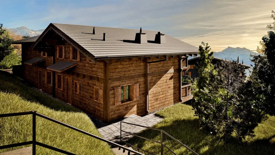 Chalet à convertir centre de Villars
