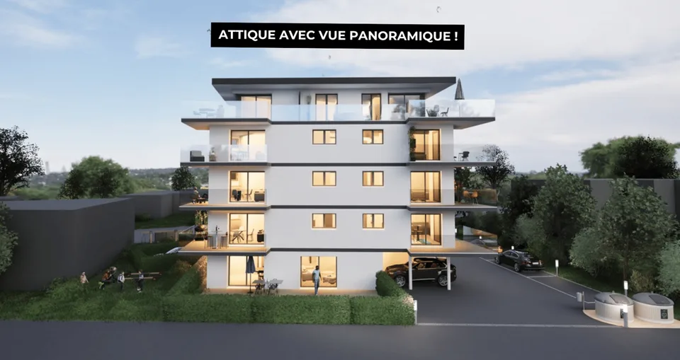 Magnifique attique de 3,5 pièces neuf avec vue imprenable sur Saxon ! – photo 6 sur 13