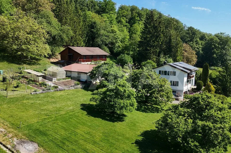 5'933 m² Connesso alla natura, autonomo, libero & senza disturbi Il tuo paradiso personale a Bad Zurzach