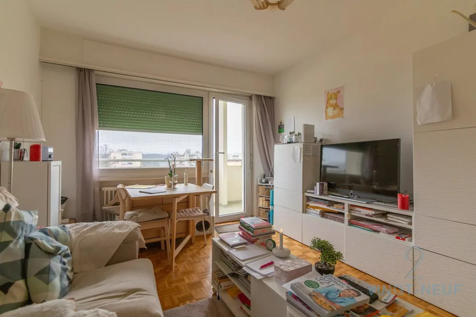 Appartement 3 pièces avec grand balcon