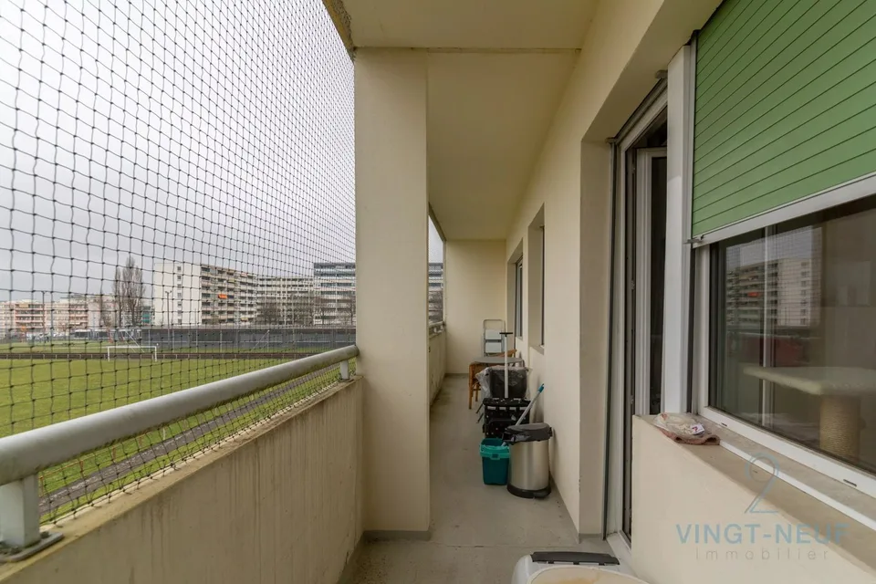 Appartement 3 pièces avec grand balcon