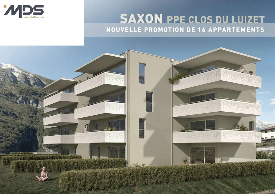 Appartement  de 3,5 pièces à Saxon