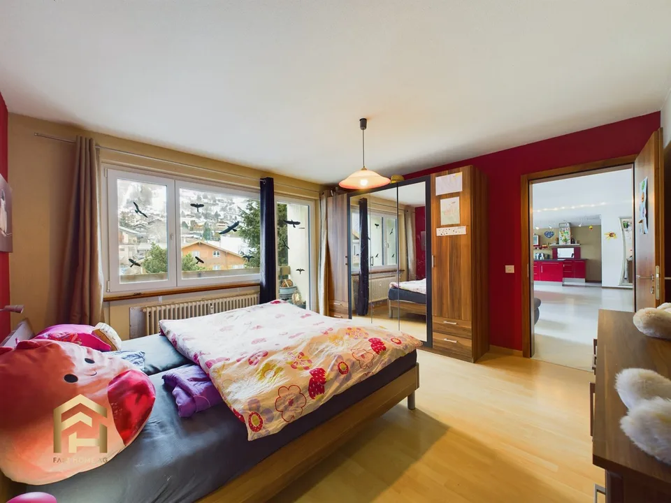 Appartement spacieux de 6,5 pièces à Unterbäch – photo 8 sur 13