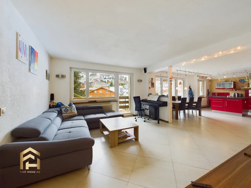 Grosszügige 6.5-Zimmer-Wohnung in Unterbäch