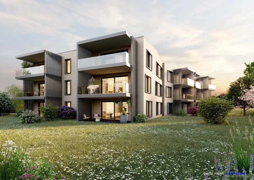 Appartamento di 3.5 locali con loggia a Cortaillod