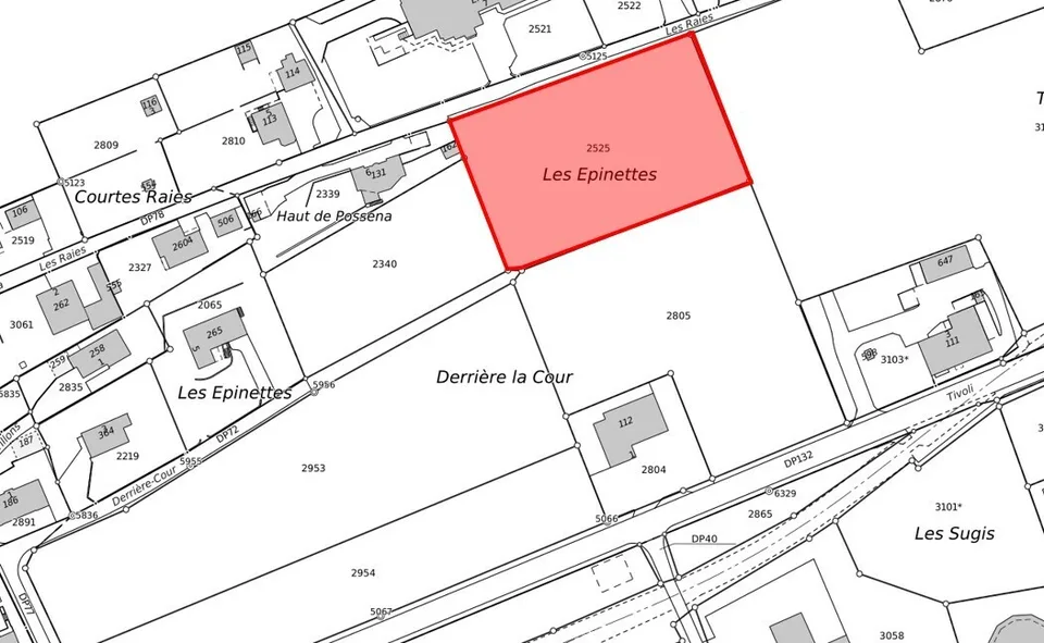 Terreno edificabile di 3'965 m2 Permesso di costruire rilasciato