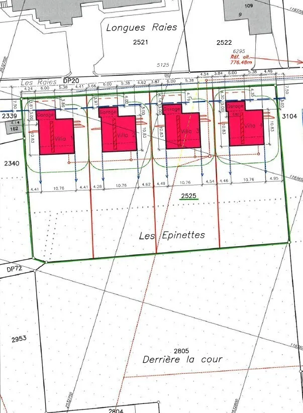 Terreno edificabile di 3'965 m2 Permesso di costruire rilasciato