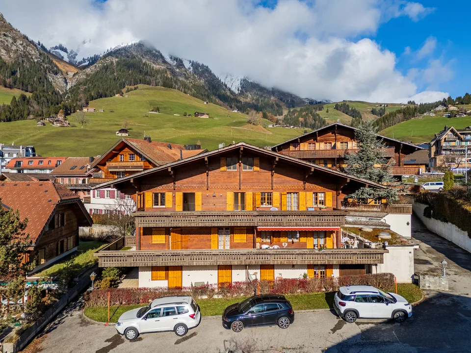 Appartement 4,5 Zimmer mit Panoramablick, 20 Min. von Gstaad