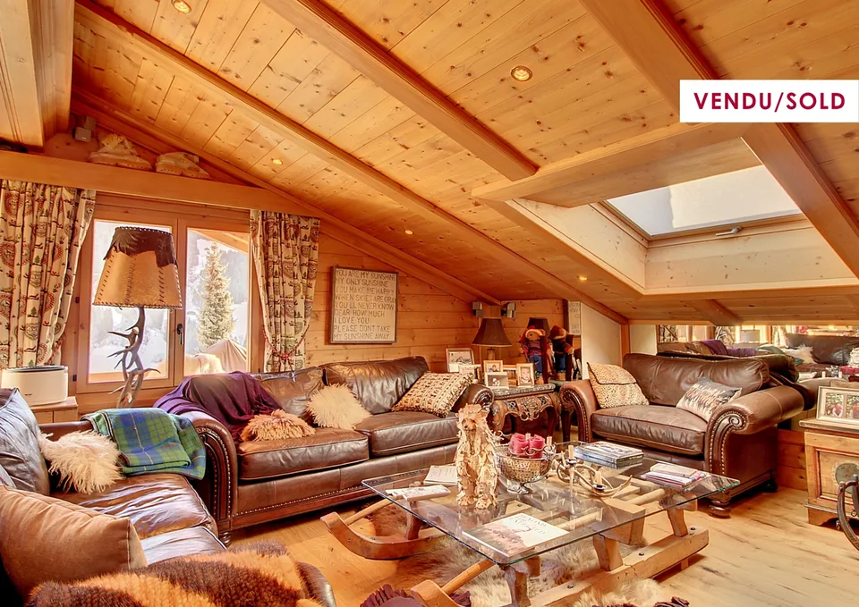 Charmant appartement avec mezzanine et vue montagne