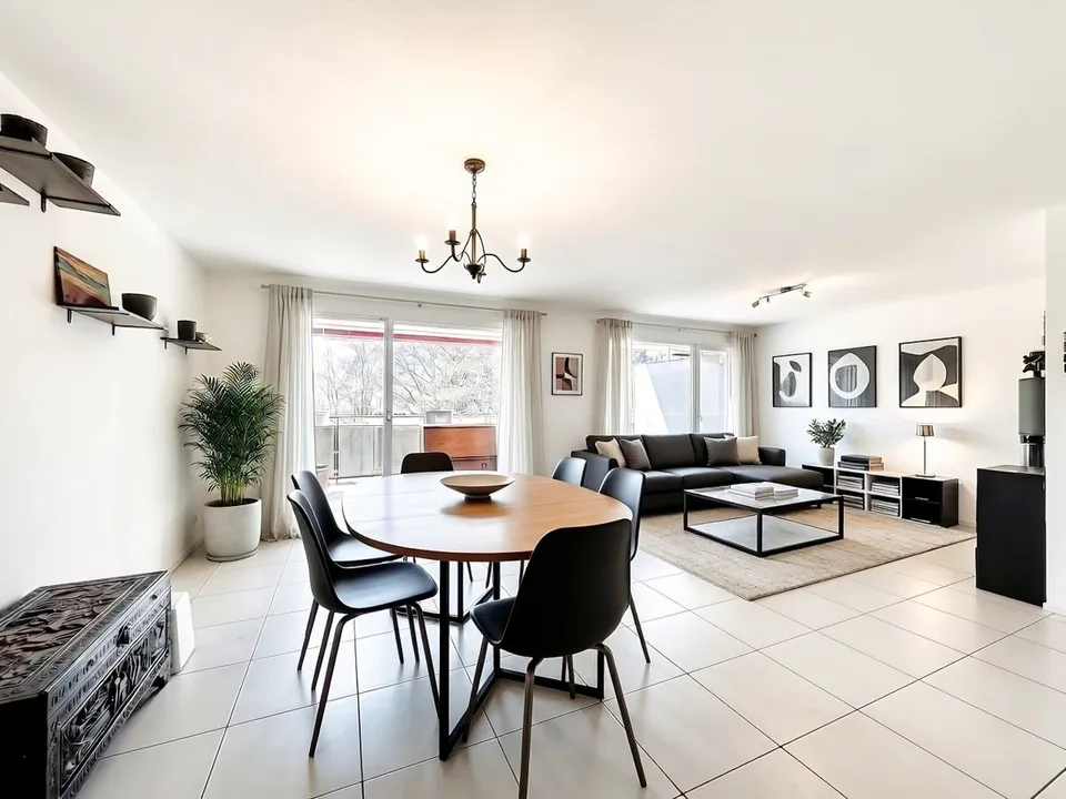 Duplex lumineux de 4,5 pièces, avec balcon plein sud et vue dégagée - belle opportunité à Belfaux