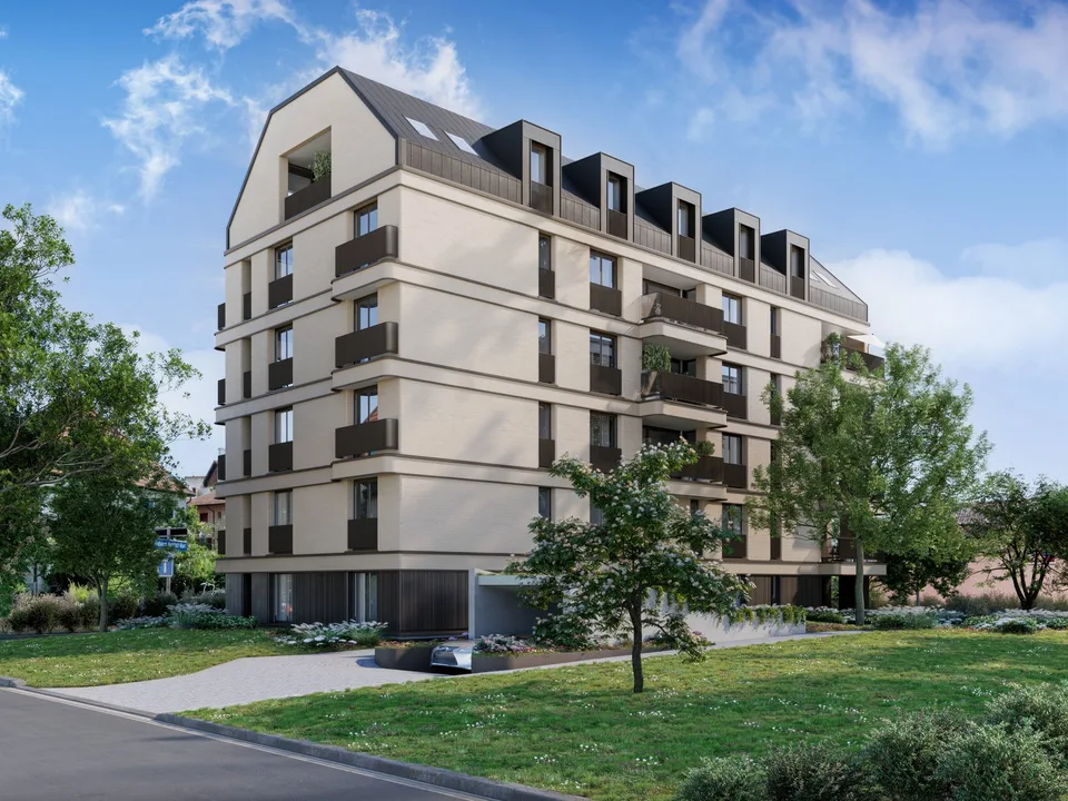 Neubau 3.5-Zimmer-Gartenwohnung mit Sitzplatz und Gartenanteil in Zürich Altstetten