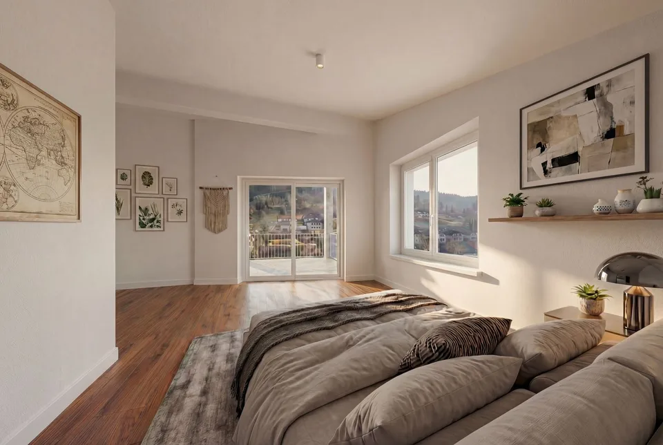 Appartement en attique neuf, labellisé Minergie-P, de 5.5 pièces à St-Ursanne (n° 3.1)