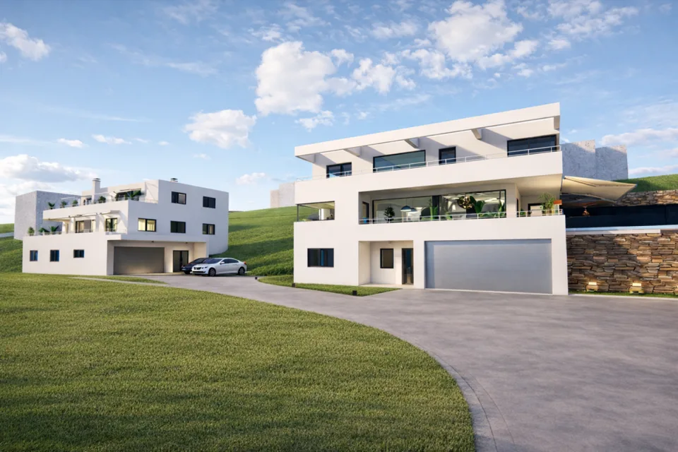 Neubau 2-Familienhaus mit Weitsicht