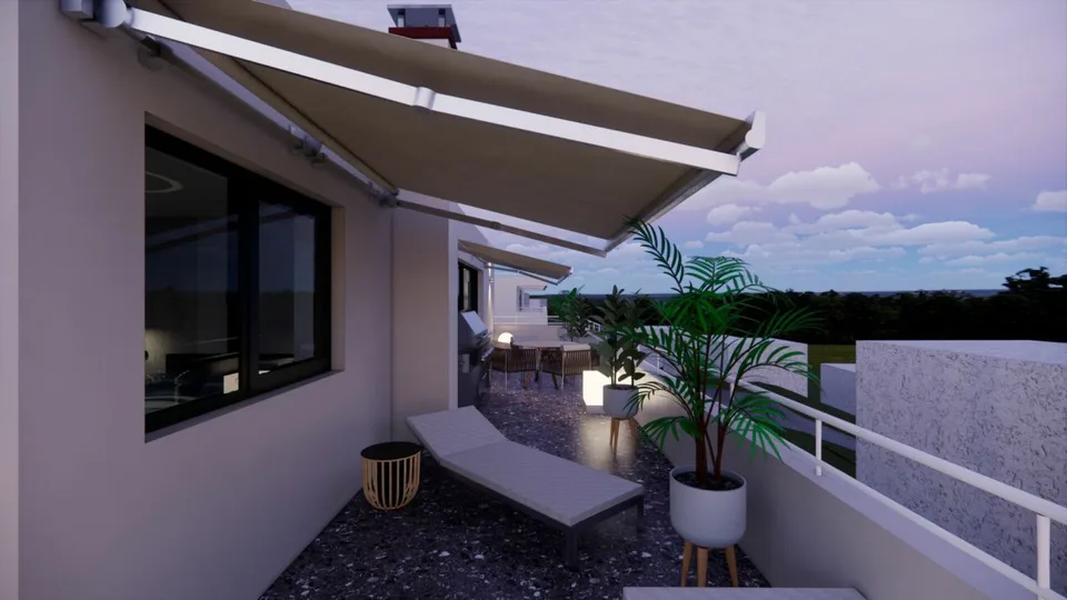 Casa nuova a 2 famiglie con una vista panoramica
