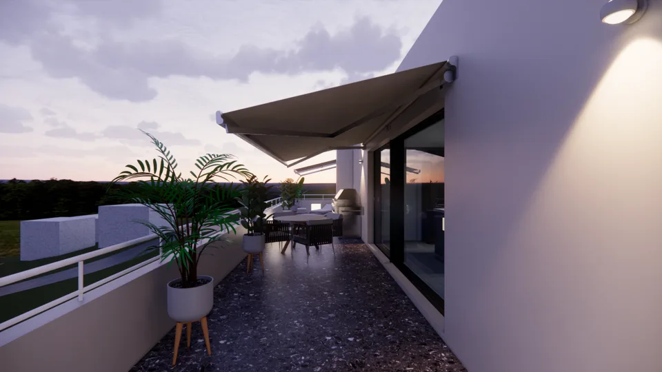 Casa nuova a 2 famiglie con una vista panoramica