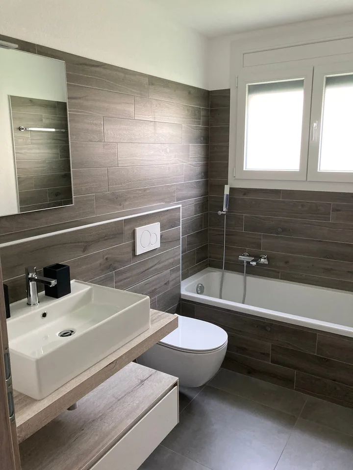 Appartement en attique de 4,5 pièces avec jardin privé, Lumino – photo 11 sur 17