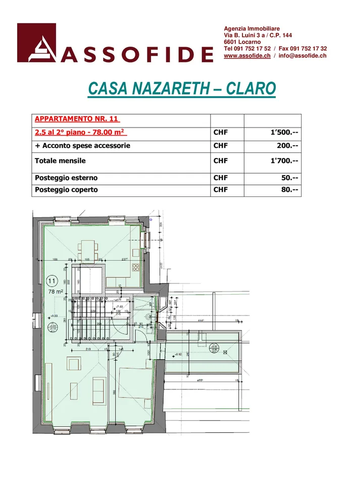 Klar - 2,5 + Garderobe - Erstbezug (Ref. 69-11) – Foto 10 von 11