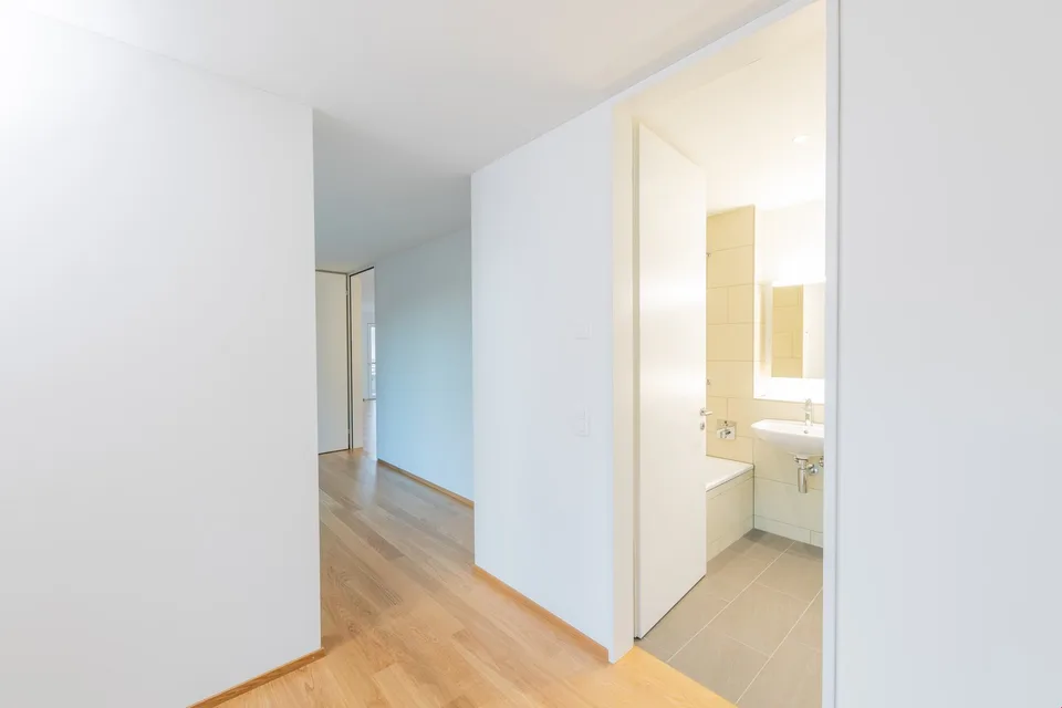 Modern 2.5-room attic apartment with city panorama in Binningen – photo 9 of 13