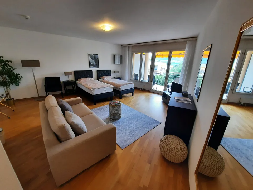 Accogliente appartamento 1.5 locali arredato a Muralto con balcone