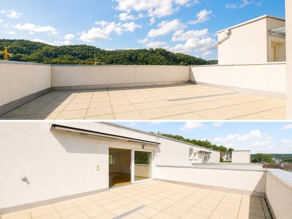 Appartamento luminoso 2.5 locali al 10° piano con terrazza a Winterthur